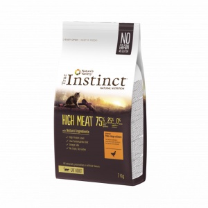 Hrana uscata pentru pisici, True Instinct, Cat High Meat cu Pui, 7 Kg