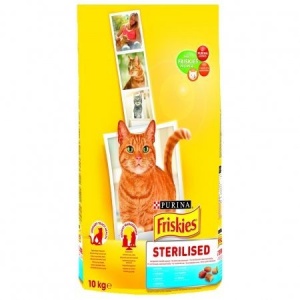 Hrana uscata pentru pisici, Friskies, Sterilized, 10 kg