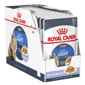 Hrana umeda pentru pisici, Royal Canin, Ultra Light in Jelly, 12 x 85 g
