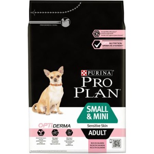 Hrana uscata pentru caini, Pro Plan, Adult Small Sensitive Skin, 3 kg