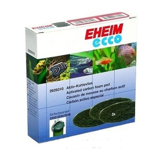 Burete filtru, Eheim, Carbon, Fin, Ecco Pro, 3 Buc