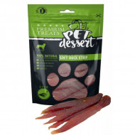 Recompense pentru caini, Pet's Desert Dog Soft Duck Strip 80g LSD-02