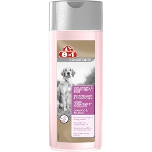 Sampon pentru caini, 8in1, Moisturising & Conditioning Rinse, 250 Ml