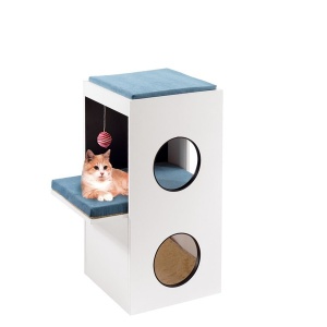 Ansamblu joaca pentru pisici, Ferplast, Blanco, 80 cm
