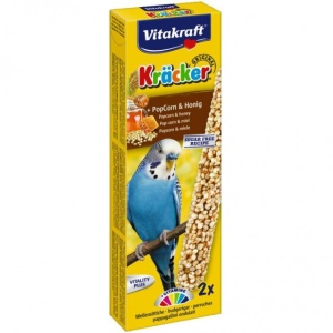 Baton pentru pasari, Vitakraft, Perus Popcorn si Miere, 2 Buc