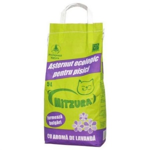 Nisip pentru pisici, Mitzura, Lavanda, 5 L