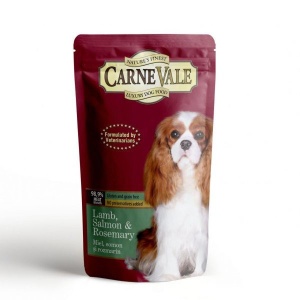 Hrana umeda pentru caini, Carnevale, Miel, Somon, Rosmarin, Plic 125 G