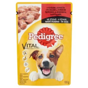 Hrana umeda pentru caini, Pedigree, Vita si Miel, 100 G