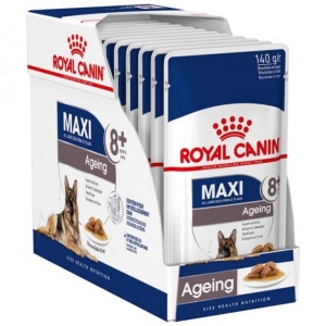 Hrana umeda pentru caini, Royal Canin, Maxi Ageing, Box 10 x 140 g