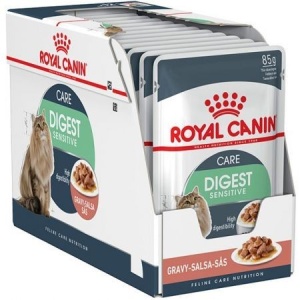 Hrana umeda pentru pisici, Royal Canin, Digest Sensitive, 12 x 85 g