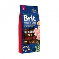 Hrana uscata pentru caini, Brit Premium, By Nature, Adult L, 15 Kg