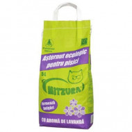 Nisip pentru pisici, Mitzura, Lavanda, 5 L