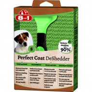 Perie pentru caini, 8in1 Perfect Coat DeShedder S