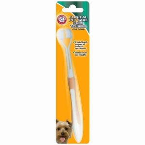 Periuta de dinti tripla pentru caini, Arm&Hammer
