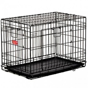 Cusca metalica pentru caini, Midwesthome, Contour 836DD, 92 CM