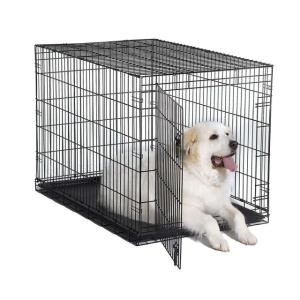 Cusca metalica pentru caini, New World, B48DD, 122 CM