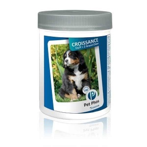 Supliment vitamino-mineral pentru câini, Pet Phos, Croissance Special Grand Chien 100 tablete