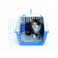Cusca transport pentru pisici, Pet Expert, Smart, 49 CM, Albastru