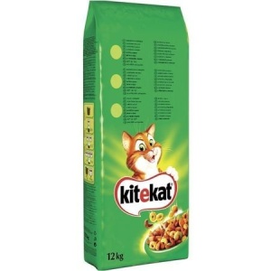 Hrana uscata pentru pisici, Kitekat, Pui & Legume, 12Kg