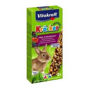 Hrana pentru rozatoare, Vitakraft, Baton Iepuri, Fructe de padure/Soc, x 1 BUC