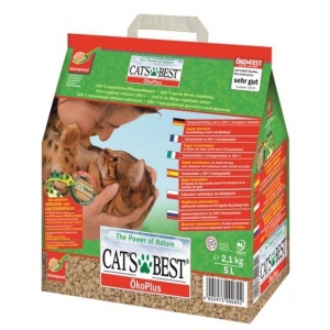 Nisip pentru pisici, Cat's Best Oko Plus, 5L