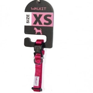 Zgarda caine, Walkit, Rosu Carmin, M 2.0 X 35-50 CM