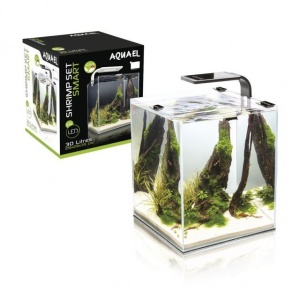 Acvariu, Aquael, Shrimp Smart 10, 10 litri, Negru