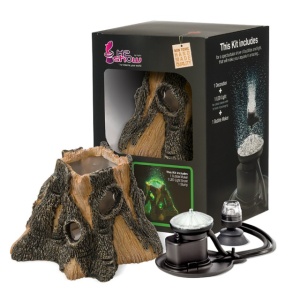 Decor pentru acvariu, Hydor, H2SHOW Kit Wood - Green Light