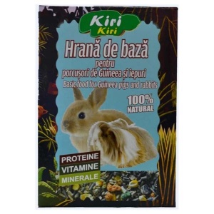 Hrana pentru rozatoare, Kiri Kiri, Porcusor Guineea & Iepuri, 400 G