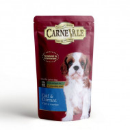 Hrana umeda pentru caini, Carnevale, Puppy Vitel, Coacaze, Plic 125 G