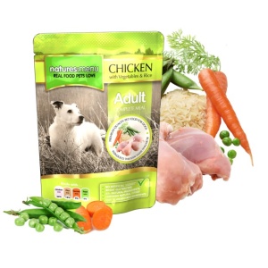 Hrana umeda pentru caini, Natures Menu, Carne de pui, 300g