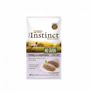 Hrana umeda pentru caini, True Instinct cu carne de curcan, 150 g