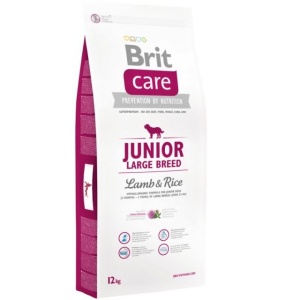 Hrana uscata pentru caini, Brit Care, Junior Large Breed Lamb and Rice, 12 kg