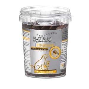 Recompense pentru caini, Platinum Natural, Fit Sticks Chicken and Rabbit, 300g