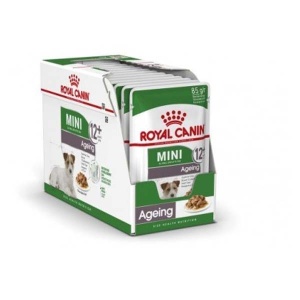 Hrana umeda pentru caini, Royal Canin, Mini Ageing, Box 12 x 85G