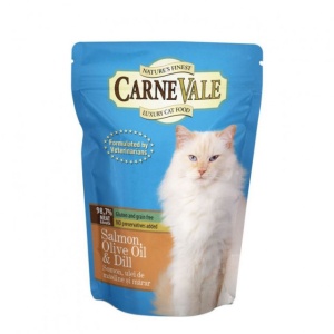 Hrana umeda pentru pisici, Carnevale, Cat Somon, Ulei de Masline, Marar, Plic 85 G