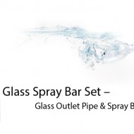Glass Inflow and Ourflow Pipe Set,16 MM, ISTA IF-731