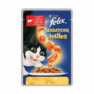 Hrana umeda pentru pisici, Felix Sensations Vita in aspic cu rosii, 20 x 100g