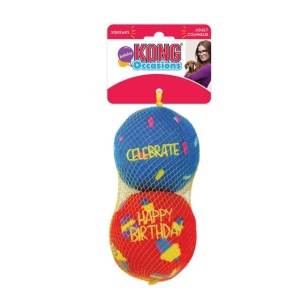 Jucarie caine, Kong, Minge Occasion Birthday Mediu, 2 Pack, RCC42E