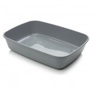 Litiera pentru pisici, Pet Expert, Cleany Basic Grey, 42 cm