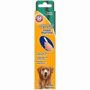 Periuta de dinti degetar pentru caini, Arm&Hammer