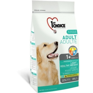 Hrana uscata pentru caini, 1ST Choice, Dog Adult All Breeds Light, 12KG