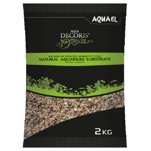 Substrat pentru acvariu, Aquael Nisip Multicolor, 5-10 mm, 2 KG