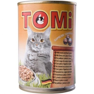 Hrana umeda pentru pisici, Tomi, Rata si Ficat, conserva 400 g