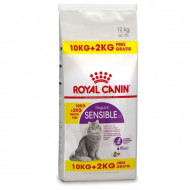 Hrana uscata pentru pisici, Royal Canin Sensible, 10 + 2 Kg