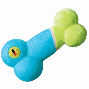 Jucarie pentru caini, Kong, On/Off Squeaker Bone, S 12CM