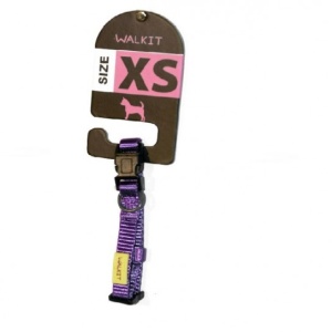 Zgarda caine, Walkit, Violet, M 2.0 X 35-50 CM