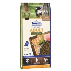 Hrana uscata pentru caini, Bosch, Adult Pasare Si Mei, 15Kg