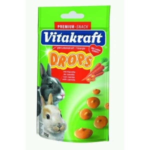 Drops Vitakraft Rozatoare cu Morcov 75 g