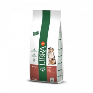 Hrana uscata pentru caini, Libra Dog Adult Vita,15KG